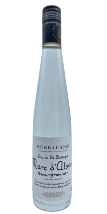 Nusbaumer Eau de vie 1/2 Marc de Gewurztraminer Nusbaumer Eau de vie 1/2 Marc de Gewurztraminer