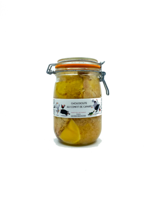 Choucroute au confit de canard 900 Grs
