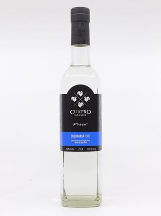 Porton Pisco Cuatro Gallos Quebranta Puro