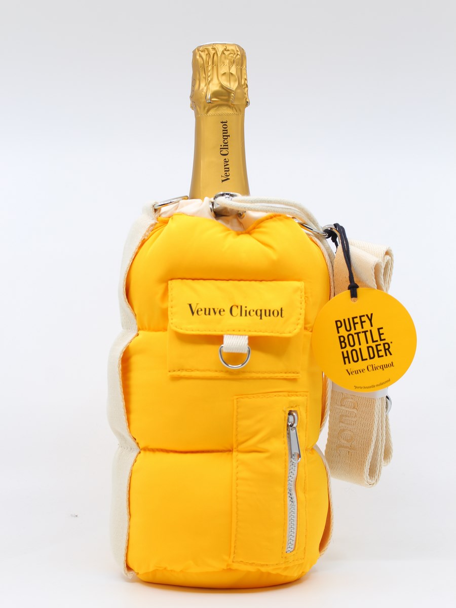 Veuve Clicquot AOC Champagne puffy bottle holder