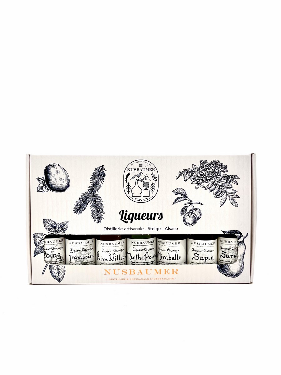 Nusbaumer Liqueur Plaquette Mignonnettes LIQ 7 X 3 cl