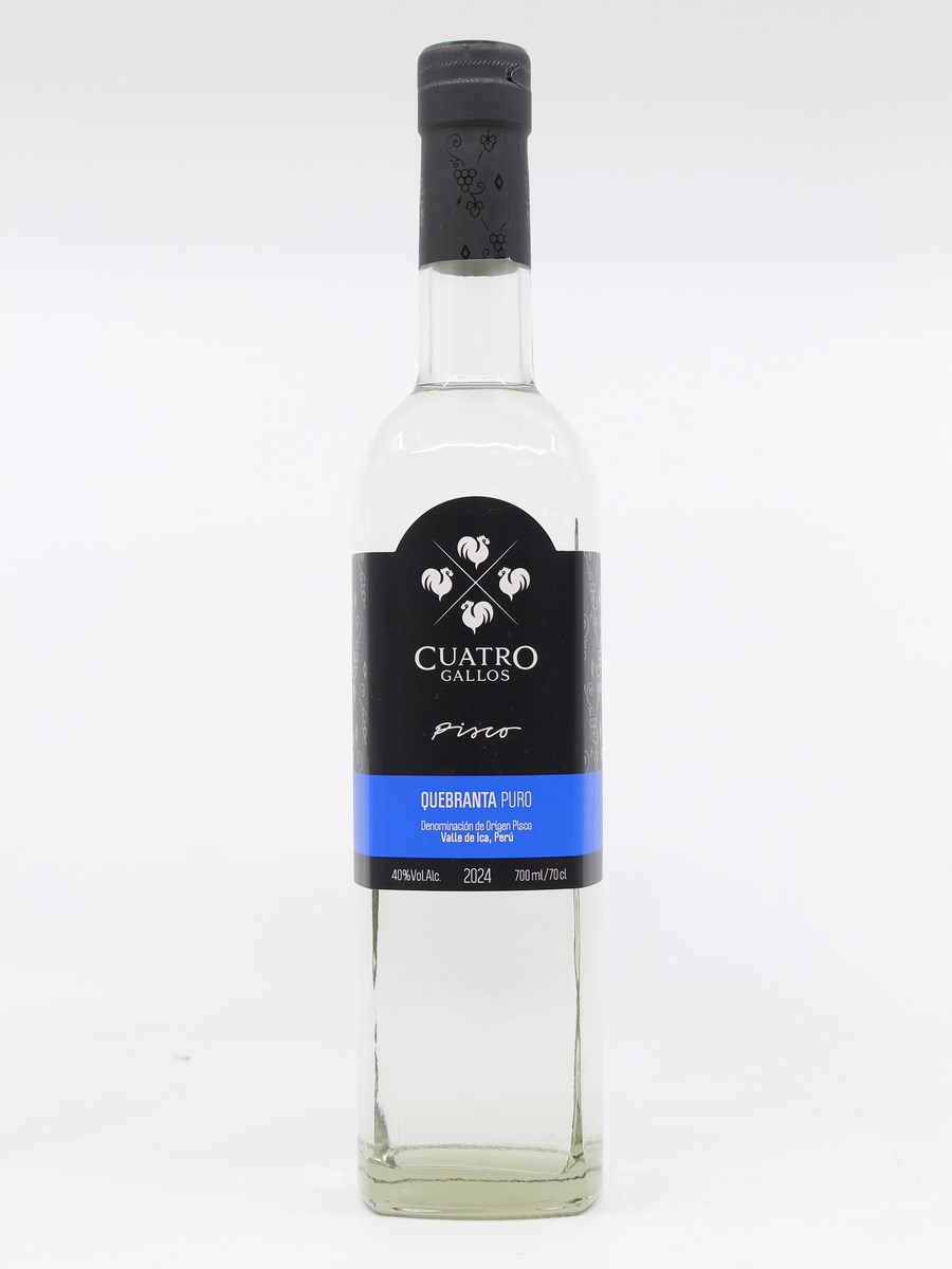 Porton Pisco Cuatro Gallos Quebranta Puro