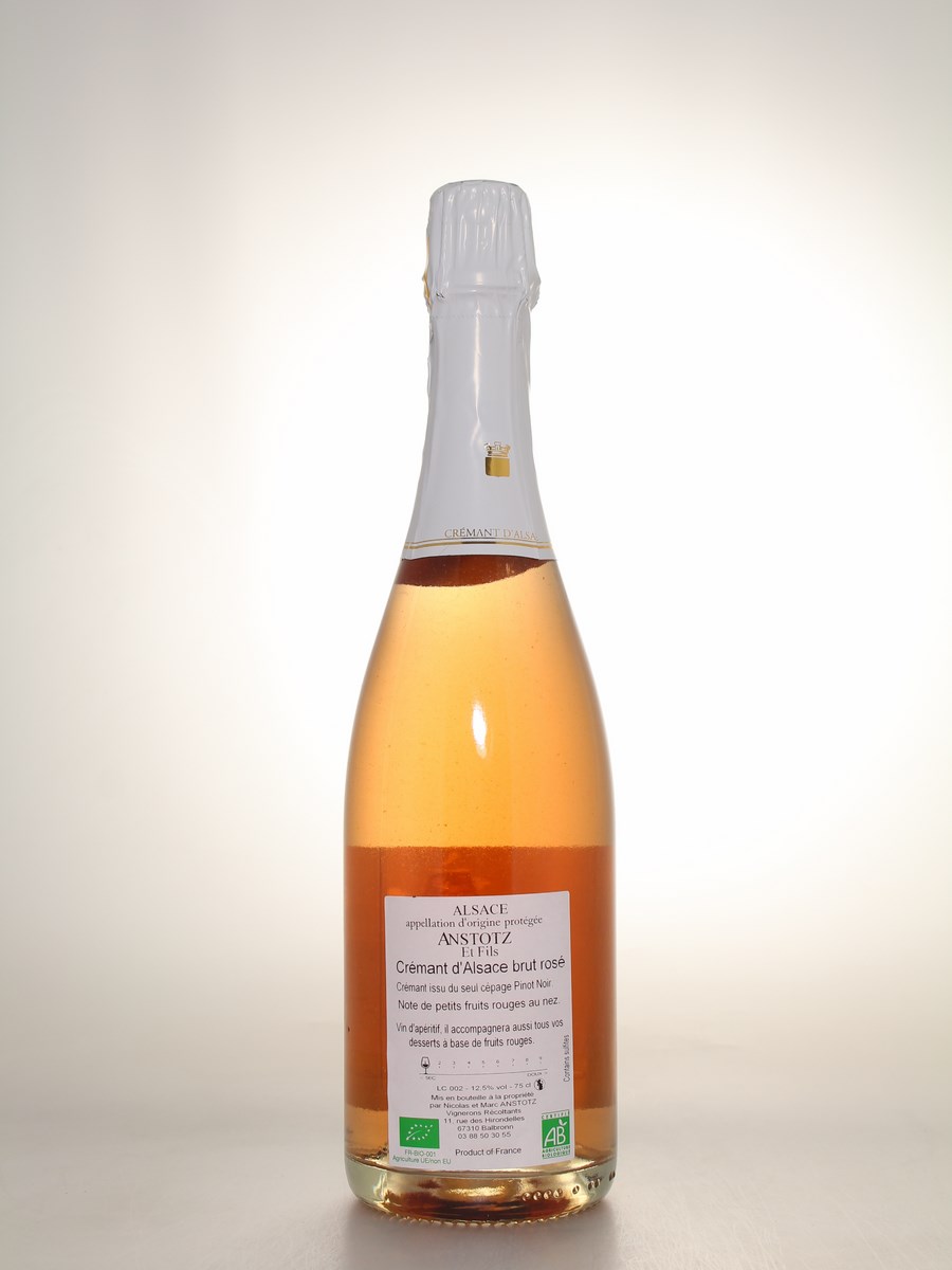 Anstotz et Fils AOC Crémant d'Alsace Crémant Rosé